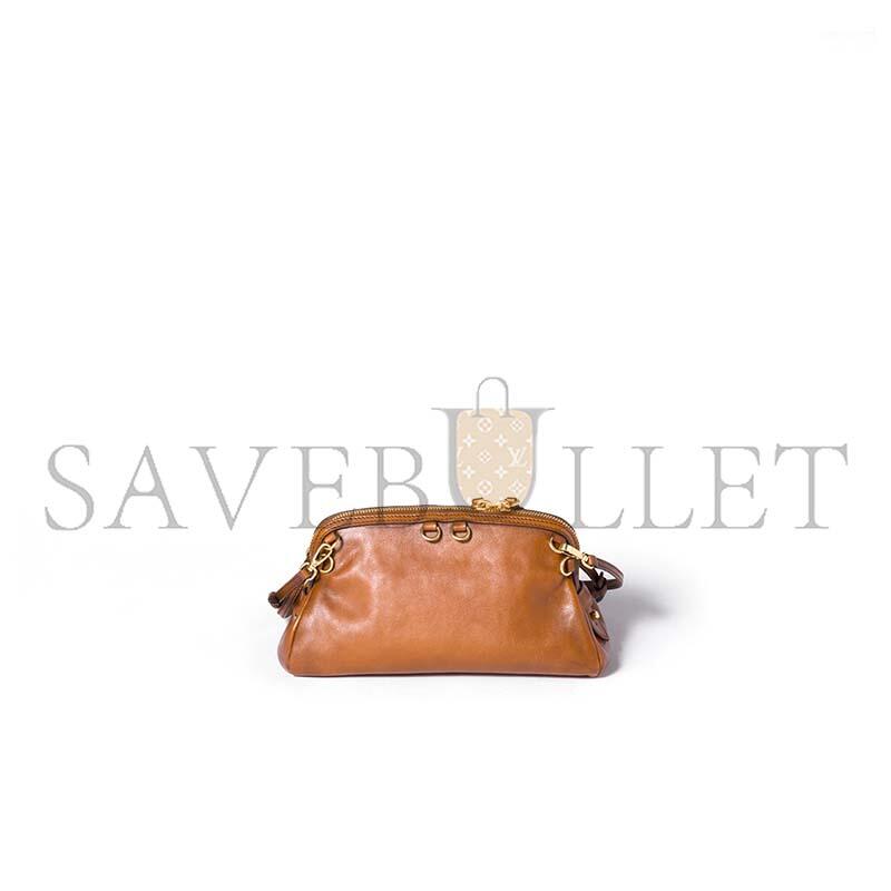 MIU MIU CAPRICE LEATHER CLUTCH 5BF131 (24*14*8.5cm)